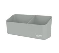 LOUKIN Porte-Marqueur Magnétique pour Tableau Blanc Support Marqueurs, Gris