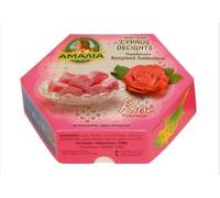 Loukoum traditionnel 300g/10.5oz- 2 boîtes - Rose Saveur - Chypre Loukoumi