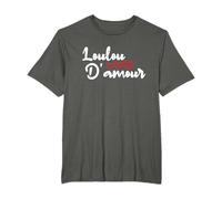 Loulou D'Amour Joyeuse Saint Valentin Couple Mariage Cadeau T-Shirt