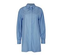 Loulou Studio, Femme, Blouses et Chemises, Bleu, Taille: 38 FR Chemise Robe Polyvalente en Popeline de Coton