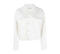 Loulou Studio - Veste en jean avec col étalé - Femme - Vestes - Blanc - Taille: 42 FR