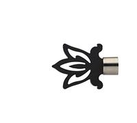 Lounge - Bois-Metal | Ø28 | 1 Embout Baroq | Noir Mat