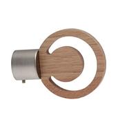 Lounge - Bois-Metal | Ø28 | 1 Embout Club | Chêne Naturel