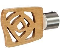 Lounge - Bois-Metal | Ø28 | 1 Embout Roze | Chêne Naturel