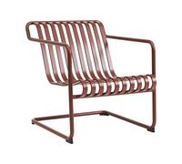 HAY Fauteuil lounge bas Palissade Cantilever Low Iron red