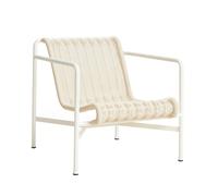 Fauteuil Bas HAY Palissade Cord Blanc Crème