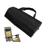 Lounge Chair Pillows Outdoor Waterproof - Durrable Polyester Universal Size | Chaise Lounge Head Pillow With Soft Support Cushion And Secure Attachment Design | Waterproof Headrest Cushion For Recline