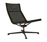 Lounge D1 Low four-legged frame alu graphite black matt