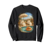 Lounge De Piscine Summerween Ghosts Halloween Estival Sweatshirt