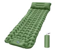 Lounge Mat - Your Portable Chill Zone, Inflatable Camping Sleeping Pad with Built-in Foot Pump, Self-Inflating Travel Air Mattress, Lightweight Portable Car Tent Bed for Outdoor Travelers (Green)