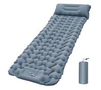 Lounge Mat - Your Portable Chill Zone, Inflatable Camping Sleeping Pad with Built-in Foot Pump, Self-Inflating Travel Air Mattress, Lightweight Portable Car Tent Bed for Outdoor Travelers (Gray)