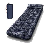 Lounge Mat - Your Portable Chill Zone, Thick Memory Foam Sleeping Pad for Camping, Self Inflating Travel Air Mattress with Pump for Travel Tent Hiking Backpacking Trip Car Camp Gear (Multi Color)