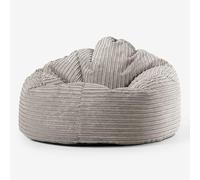 Lounge Pug Fauteuil Poire Archi 'Petit Mammouth' en Velours Côtelé - Gros Pouf Poire Adulte, Ado - Vison