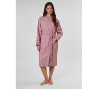 Loungeable Loungeable Dust Pink Cotton Waffle Robe Dust Pink L (EU 44-46)