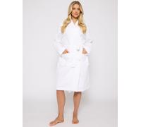 Loungeable Loungeable White Cotton Waffle Robe White M (EU 40-42)