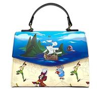 Loungefly Captain Hook Sac bandouli re Motif cr ne Peter Pan, multicolore