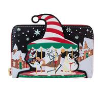 Loungefly Carrousel à fermeture éclair The Nightmare Before Christmas Candy Cane, multicolore, Portefeuille zippé