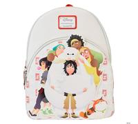 Loungefly Disney Big Hero 6 Mini sac à dos Baymax Gang 10e anniversaire