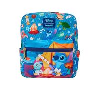Loungefly Mini sac à dos Disney Lilo and Stitch Camping Cuties AOP