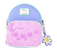 Loungefly Minnie Mouse Disney By Daisy Duck & Convertible Mini Backpack Violet
