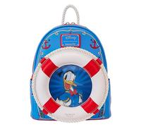 Loungefly Disney Donald Duck Mini sac à dos 90ème anniversaire Disney, bleu, Standard