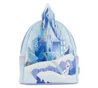 Loungefly Disney Frozen Princess Elsa Castle Mini sac à dos, bleu, Taille unique, Décontracté