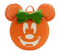 Loungefly Disney Glow Face Minnie Pumpkin Mini sac à dos