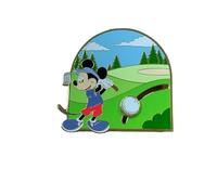 Loungefly Disney Golf Broche coulissante en émail 7,6 cm, édition limitée, multicolore, Approximately 3.0", Émail, Pas de gemme