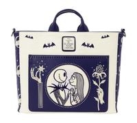 Loungefly Disney : L'Étrange Noël de monsieur Jack et Sally - Ciel nocturne - Sac à dos convertible et sac fourre-tout - Sacs à collectionner