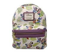 Loungefly Disney Lilo and Stitch Allover Print Womens Double Strap Shoulder Bag Purse