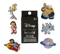 Loungefly Disney Lilo & Stich - Space Adventures - Blind Enamel Pin Purchase - Disney: Lilo & Stitch Pin en Émail - Broche Fantaisie Mignonne à Collectionner - pour les Sacs à Dos et Sacs