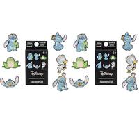 Loungefly Disney - Lilo & Stitch - Springtime Stitch - 1 Of 6 To Collect - Styles Vary - Lilo And Stitch - Enamel Mystery Pin Box - Cute Novelty Collectible Brooch - For Backpacks (Lot de 2)