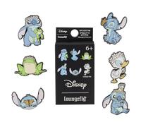 Loungefly Disney - Lilo & Stitch - Springtime Stitch - 1 Of 6 To Collect - Styles Vary - Lilo And Stitch - Enamel Mystery Pin Box - Cute Novelty Collectible Brooch - For Backpacks