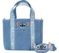 Loungefly Disney Lilo & Stitch - Stitch Sac en peluche | Porte-monnaie | Bandoulière