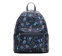 Loungefly Disney Lilo & Stitch Zodiac Sac à dos pour femme Imprimé phosphorescent