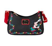Loungefly Disney Mickey et ses amis Décoration de Noël Sac à bandoulière, multicolore