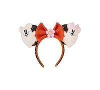 Loungefly Disney Mickey & Minnie Floral Ghost Bandeau Oreille Bandeau Disney Standard Orange