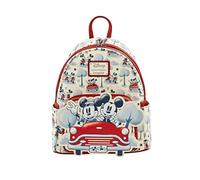 Loungefly Disney Mickey & Minnie Mini sac dos de voyage en voiture, Sepia, Mini, Mini sac dos