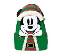 Loungefly Disney Mickey Mouse Elf Holiday Sac bandouli re double bandouli re pour femme, vert, Medium