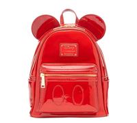 loungefly Disney Mickey Mouse Holographic Series Womens Backpack - Ruby