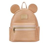 Loungefly Disney Mickey Mouse Woven Texture Mini sac à dos, marron, mini, marron