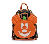 Loungefly Disney Mickey-O-Lantern Womens Double Strap Shoulder Bag Purse