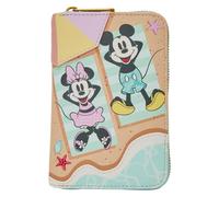 Loungefly Disney Minnie & Mickey Beach Fun - Portefeuille avec Fermeture éclair - Mai 2026
