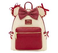 Loungefly Mini sac à dos Disney Minnie Mouse Rock The Dots 26 cm Blanc