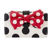 Loungefly Disney Minnie Mouse Rocks Portefeuille à Rabat Classique Motif Pois Multicolore