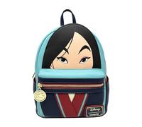 Loungefly Disney Mulan Sac bandouli re double bandouli re pour femme, bleu, Medium, Sac bandouli re
