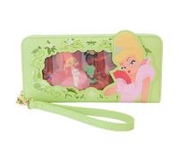 loungefly Disney Princess and The Frog Tiana Portefeuille lenticulaire zippé pour Enfant Multicolore, Noir, Contemporain