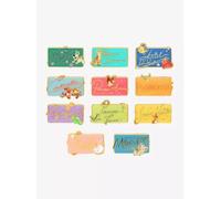 Loungefly Disney Princess Ariel License Plate Blind Box Pin | Goodies Officiels Cartoon/Animation - Pin's Mystère pour Sac à Dos, Sac et Veste - Cadeau Surprise pour Collectionneurs