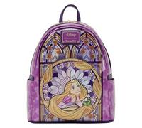 Loungefly Disney: Rapunzel Stained Glass Collection Mini Backpack - Disney Princesses - Exclusivité Amazon - Sac Mignon à Collectionner - Movies Fans