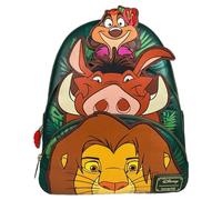 Loungefly Disney Roi Lion Triple Pocket Three Friends Mini sac dos double sangle, multicolore, Mini, Mini sac dos